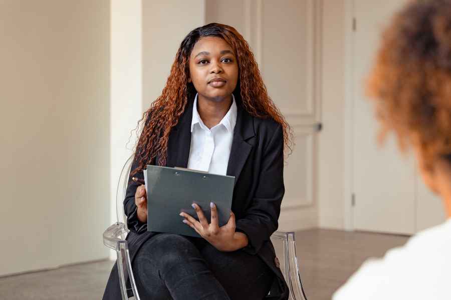 find the right doctor - psychiatrist talking to patient