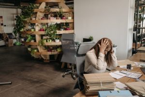 day dreaming in the office