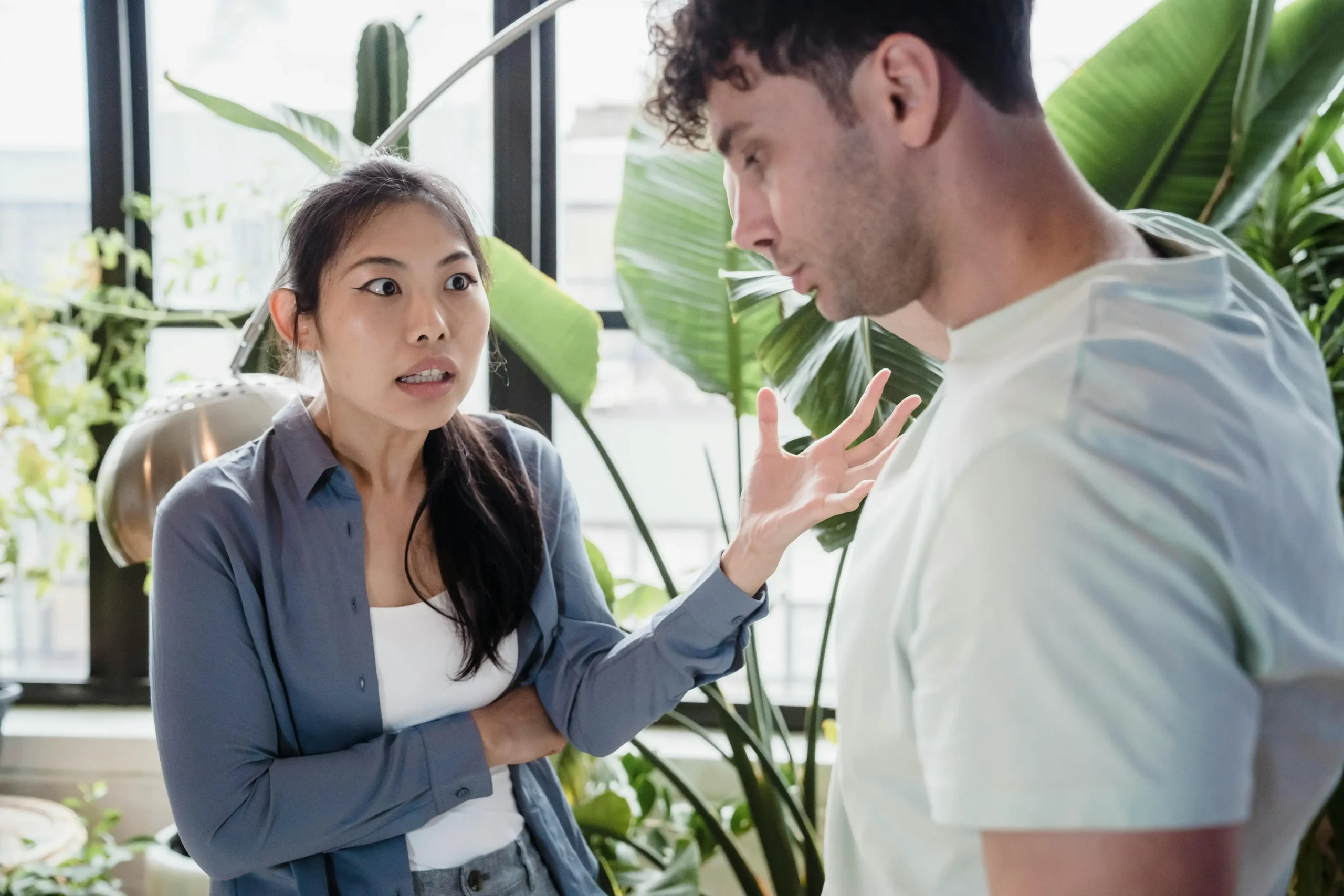 Couple having an argument